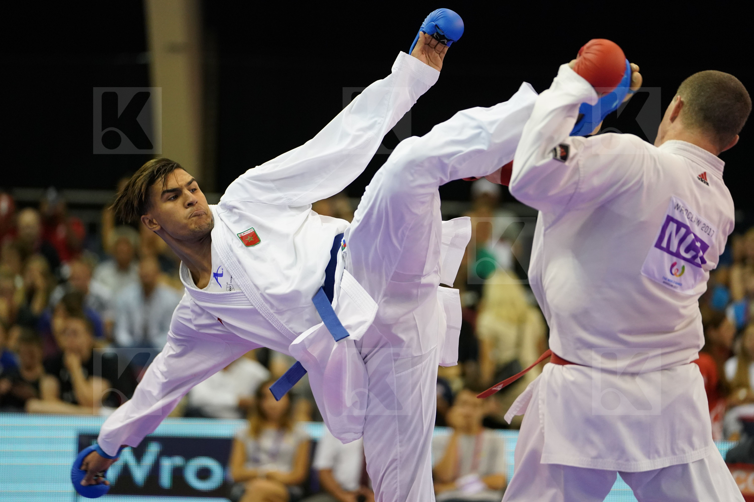 Guillem Kenny Male Kumite +84kg Morrocco New Caledonia Ouchen Achraf